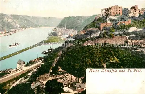 AK / Ansichtskarte St Goar Ruine Rheinfels Kat. Sankt Goar