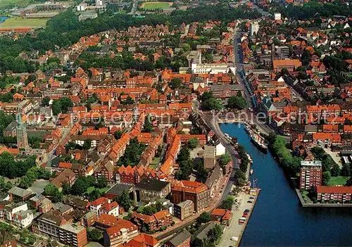 AK / Ansichtskarte Emden Ostfriesland Seehafenstadt Fliegeraufnahme Kat. Emden