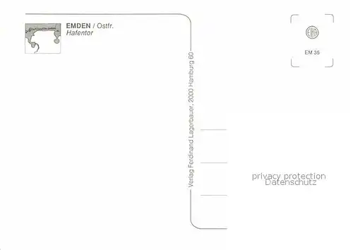 AK / Ansichtskarte Emden Ostfriesland Hafentor Kat. Emden