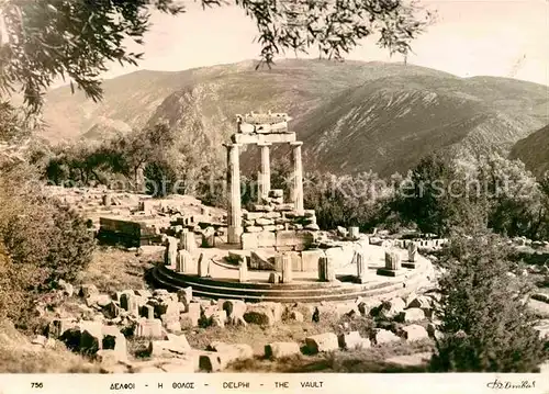 AK / Ansichtskarte Delphi Delfi The vault Tempel antike Staette Kat. Golf von Korinth