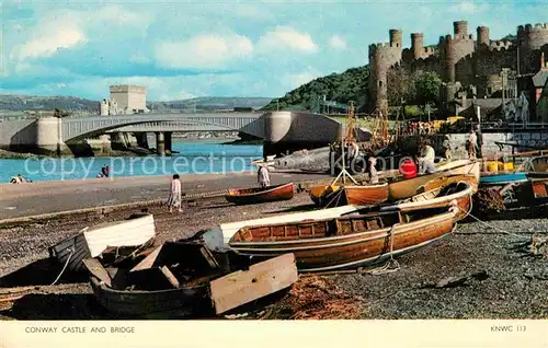 AK / Ansichtskarte Conwy Conway Castle Bridge Kat. Conwy