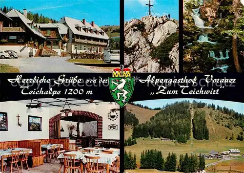 AK / Ansichtskarte Teichalm  Alpengasthof Vorauer Zum Teichwirt  Kat. Fladnitz an der Teichalm