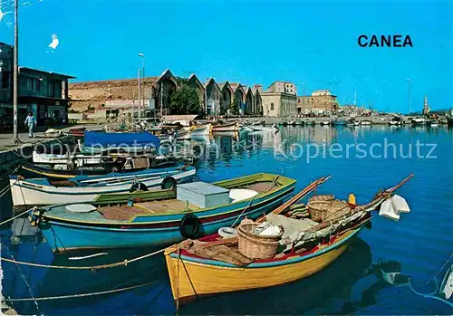 AK / Ansichtskarte Canea Chania Griechenland Hafen Kat. Insel Kreta