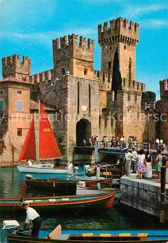 AK / Ansichtskarte Sirmione Castello Scaligero Lago di Garda