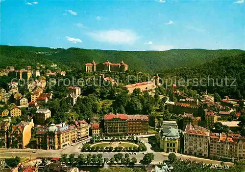 AK / Ansichtskarte Karlovy Vary Fliegeraufnahme mit Sanatorium Imperial  Kat. Karlovy Vary Karlsbad