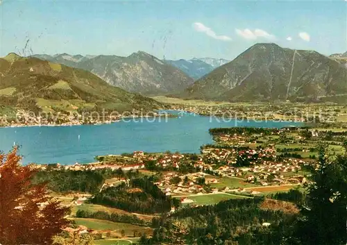 AK / Ansichtskarte Bad Wiessee Tegernsee Rottach Egern mit Wallberg Kat. Bad Wiessee