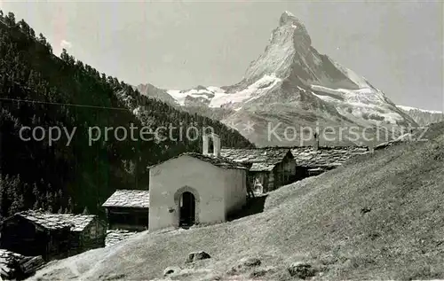 AK / Ansichtskarte Findeln VS mit Matterhorn Kat. Findelen