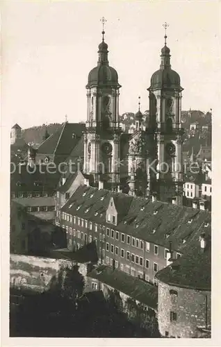 AK / Ansichtskarte St Gallen SG Innerer Klosterhof mit Dom Kat. St Gallen