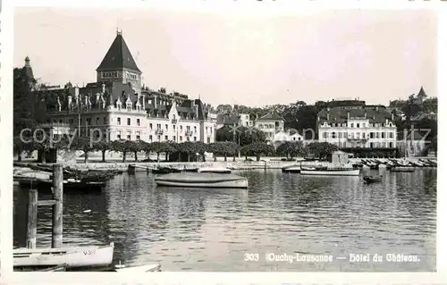 AK / Ansichtskarte Ouchy Hotel du Chateau Kat. Lausanne