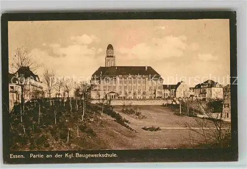 AK / Ansichtskarte Essen Ruhr Koenigliche Baugewerkschule Kat. Essen