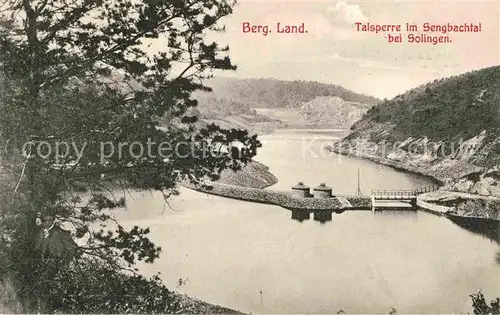 AK / Ansichtskarte Solingen Talsperre Sengbachtal Kat. Solingen