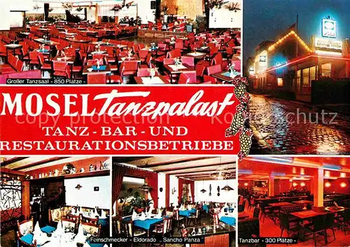AK / Ansichtskarte Guels Koblenz Mosel Tanzpalast Grosser Tanzsaal  Tanzbar  Kat. Koblenz