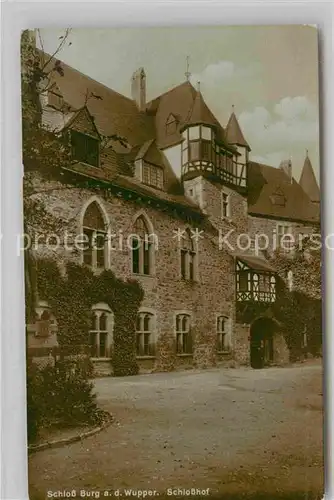 AK / Ansichtskarte Burg Wupper Schlosshof Kat. Solingen
