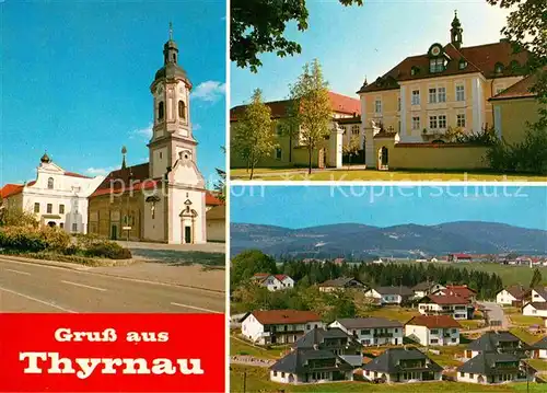 AK / Ansichtskarte Thyrnau Kirche Schloss Teilansicht Kat. Thyrnau