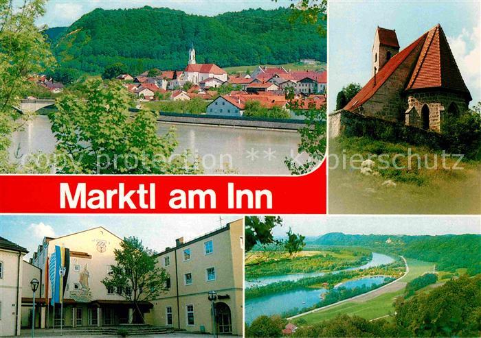 AK / Ansichtskarte Marktl Inn Panorama Blick ueber den ...