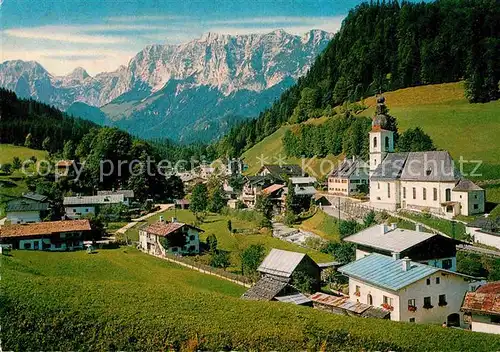 AK / Ansichtskarte Ramsau Berchtesgaden mit Reiteralpe Kat. Ramsau b.Berchtesgaden