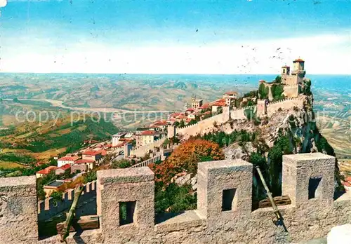 AK / Ansichtskarte San Marino Repubblica Burg