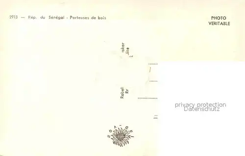 AK / Ansichtskarte Senegal Porteuses de bois  Kat. Senegal