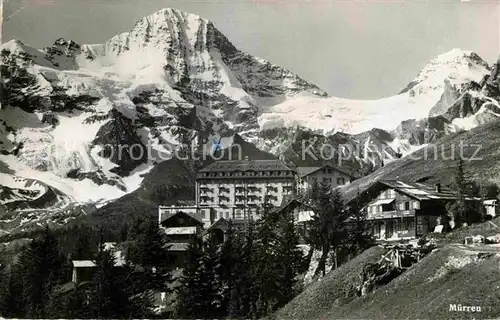 AK / Ansichtskarte Muerren BE Palace Hotel des Alpes mit Breithorn Tschingelhorn Kat. Muerren