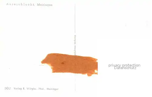 AK / Ansichtskarte Meiringen BE Aareschlucht Alphornblaeser Kat. Meiringen