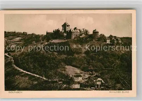 AK / Ansichtskarte Solingen Schloss Burg Kat. Solingen