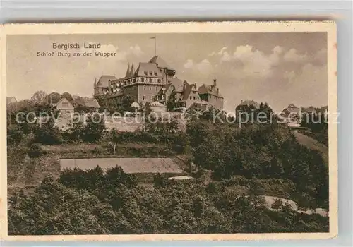 AK / Ansichtskarte Burg Wupper Schloss Kat. Solingen