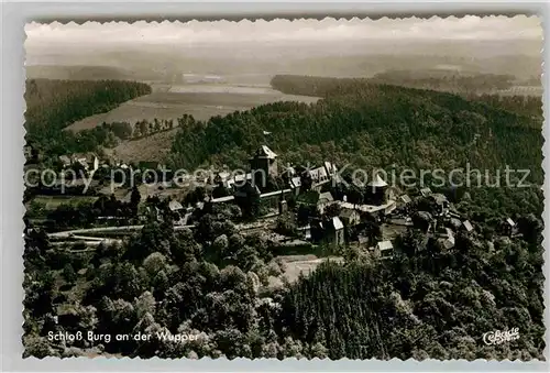 AK / Ansichtskarte Burg Wupper Panorama Schloss Kat. Solingen