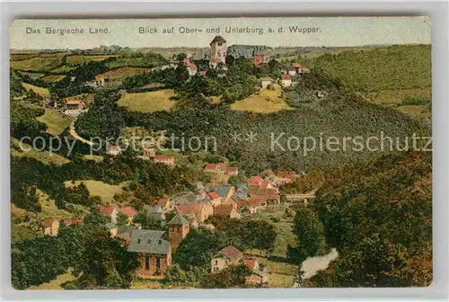 AK / Ansichtskarte Burg Wupper Unter  und Oberburg Schloss Kat. Solingen