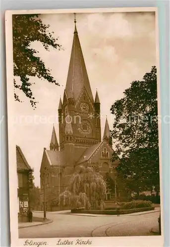 AK / Ansichtskarte Solingen Luther Kirche Kat. Solingen