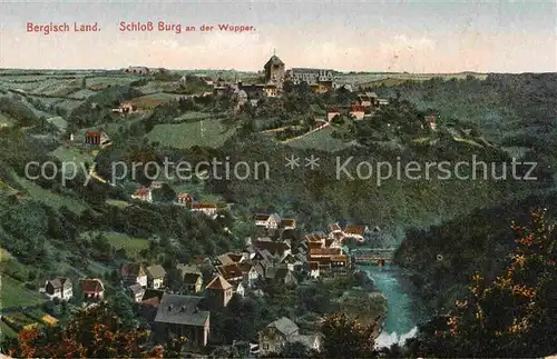 AK / Ansichtskarte Burg Wupper Schloss Panorama Kat. Solingen
