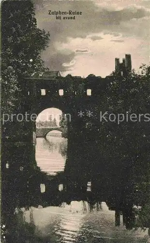 AK / Ansichtskarte Zutphen Ruine  Kat. Zutphen