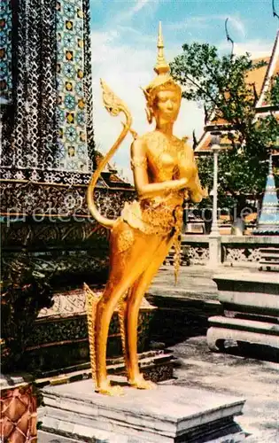 AK / Ansichtskarte Bangkok Scenery of Kinnari in Wat Pra Keo Temple Emerald Buddha Grand Palace Kat. Bangkok