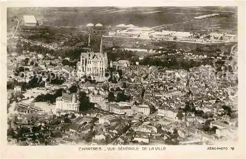 AK / Ansichtskarte Chartres Eure et Loir Fliegeraufnahme Kat. Chartres