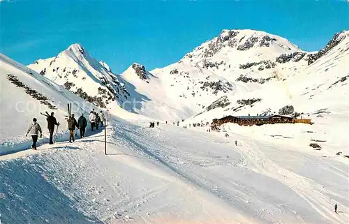 AK / Ansichtskarte Davos GR Strelapass mit Haupterkopf und Weissfluh Kat. Davos