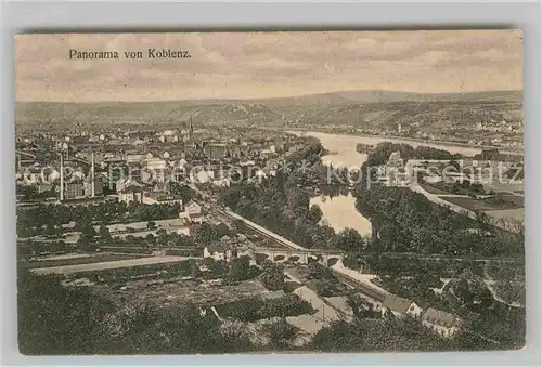 AK / Ansichtskarte Koblenz Rhein Panorama  Kat. Koblenz