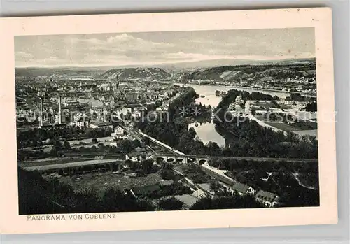 AK / Ansichtskarte Koblenz Rhein Panorama  Kat. Koblenz