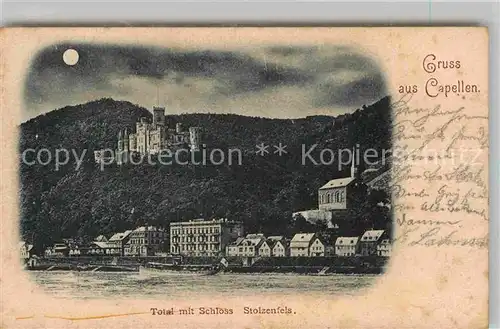 AK / Ansichtskarte Kapellen Stolzenfels Schloss  Kat. Koblenz