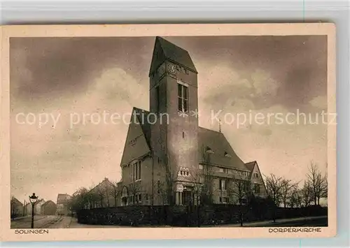 AK / Ansichtskarte Solingen Dorper Kirche Kat. Solingen