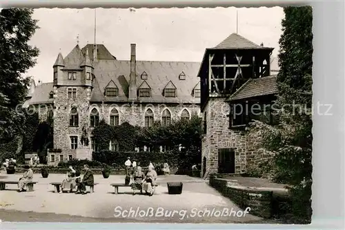 AK / Ansichtskarte Burg Wupper Schlosshof  Kat. Solingen