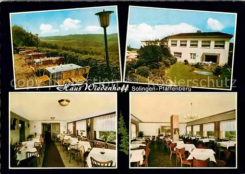 AK / Ansichtskarte Solingen Pfaffenberg Haus Wiedenhoff Kat. Solingen