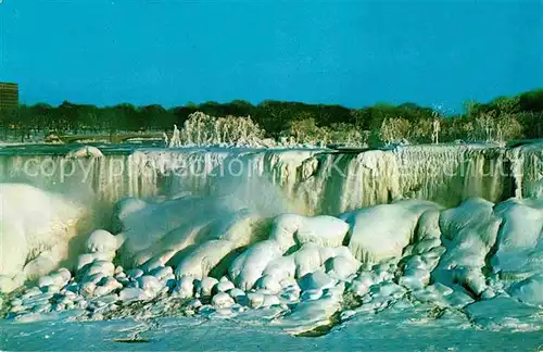 AK / Ansichtskarte Niagara Falls Ontario in Winter frozen Kat. Niagara Falls Canada