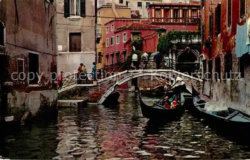 AK / Ansichtskarte Venezia Venedig Rio Bruecke Boote Kat. 