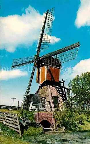 AK / Ansichtskarte Niederlande Hollandse Molen Windmuehle Kat. Niederlande