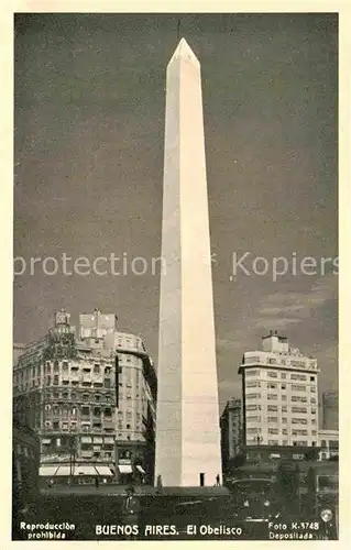 AK / Ansichtskarte Buenos Aires Obelisk Kat. Buenos Aires