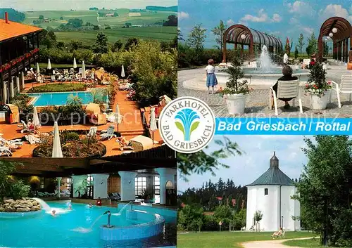 AK / Ansichtskarte Bad Griesbach Rottal Parkhotel Frei und Hallenbad Kapelle Kat. Bad Griesbach i.Rottal