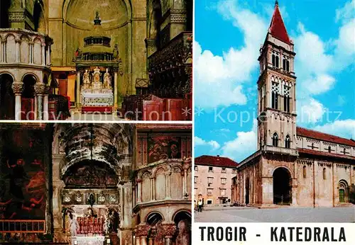 AK / Ansichtskarte Trogir Trau Domkirche Inneres Kat. Trogir