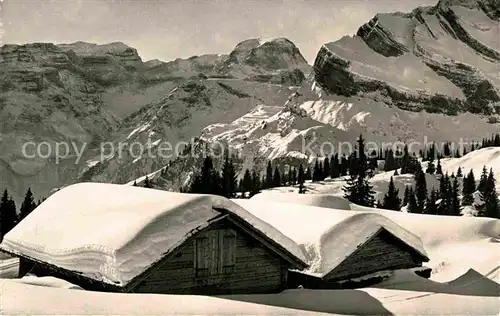 AK / Ansichtskarte Braunwald GL Oberstafel Bifertenstock Kat. Braunwald