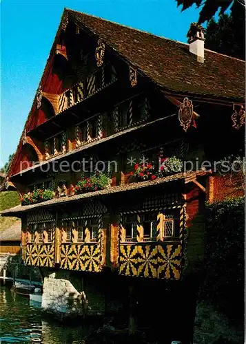 AK / Ansichtskarte Treib altes Holzhaus am Vierwaldstaettersee Kat. Seelisberg