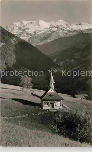 AK / Ansichtskarte Bluemlisalp BE Kapelle Kiental Alpen Kat. Kandersteg
