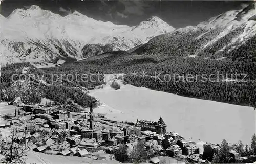 AK / Ansichtskarte St Moritz GR Panorama Wintersportplatz Alpen Kat. St Moritz